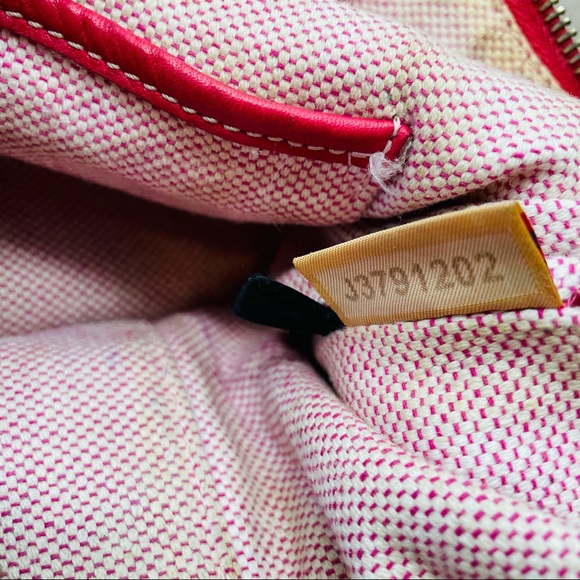 Dooney & Bourke Dillan double pocket satchel in dark pink - Picture 15 of 16